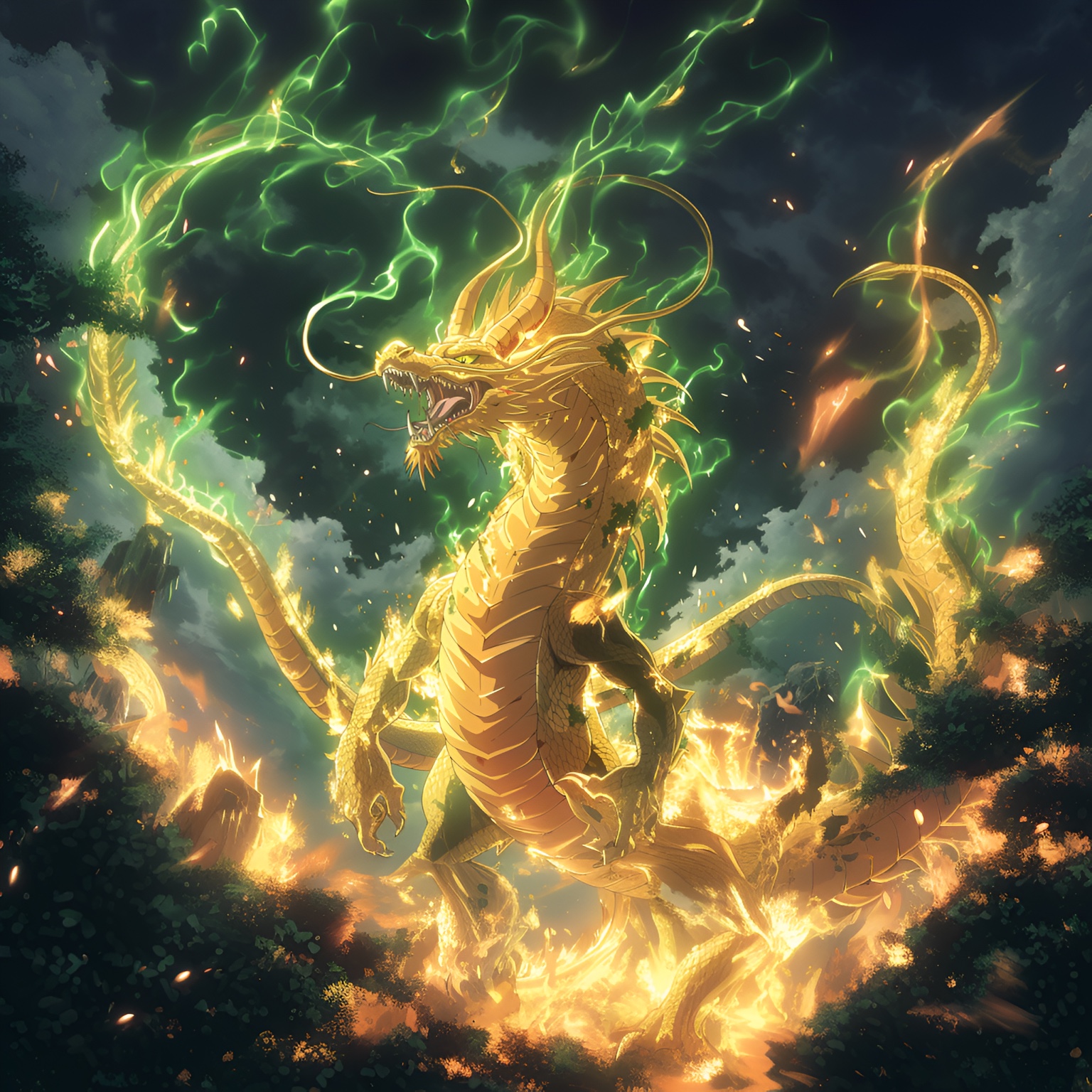 Golden DRAGGON — Sacred Fire Dragon